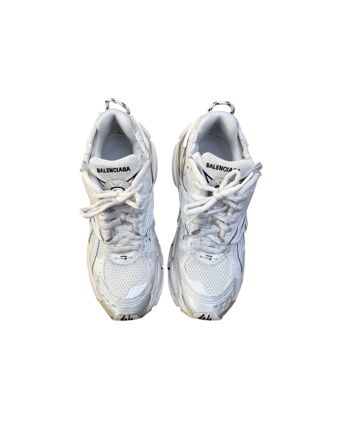 Balenciaga Runner Distressed Sneaker Beige