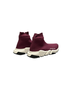 Balenciaga Speed Trainer Sneakers Burgundy
