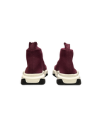 Balenciaga Speed Trainer Sneakers Burgundy