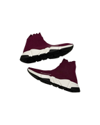 Balenciaga Speed Trainer Sneakers Burgundy