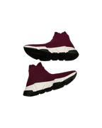 Balenciaga Speed Trainer Sneakers Burgundy