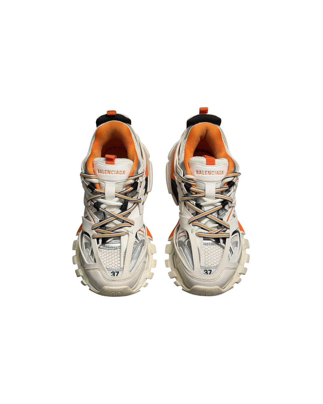Balenciaga Track Sneakers White Orange
