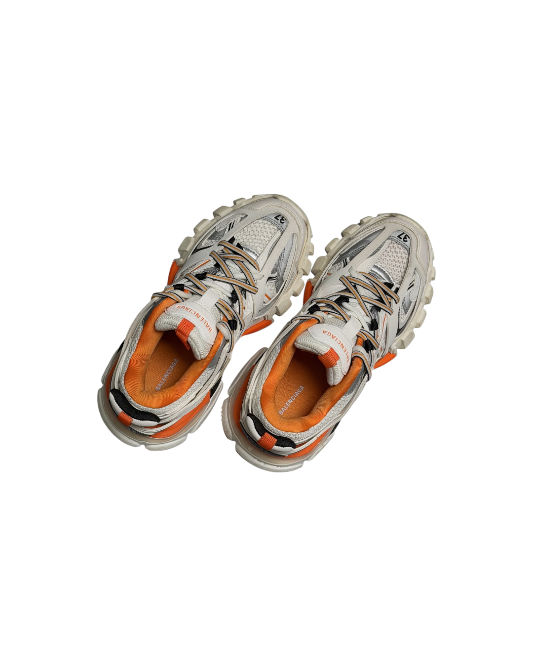 Balenciaga Track Sneakers White Orange