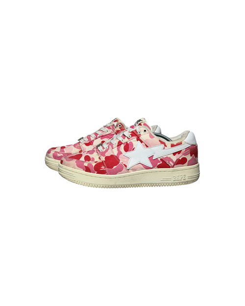 Bape A Bathing Ape Sta Low "ABC Camo" Pink