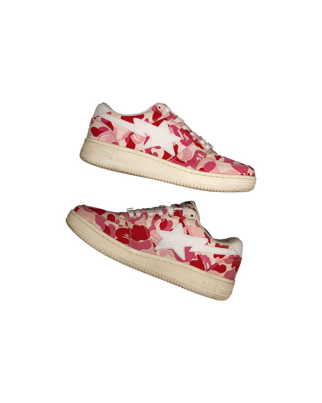 Bape A Bathing Ape Sta Low "ABC Camo" Pink