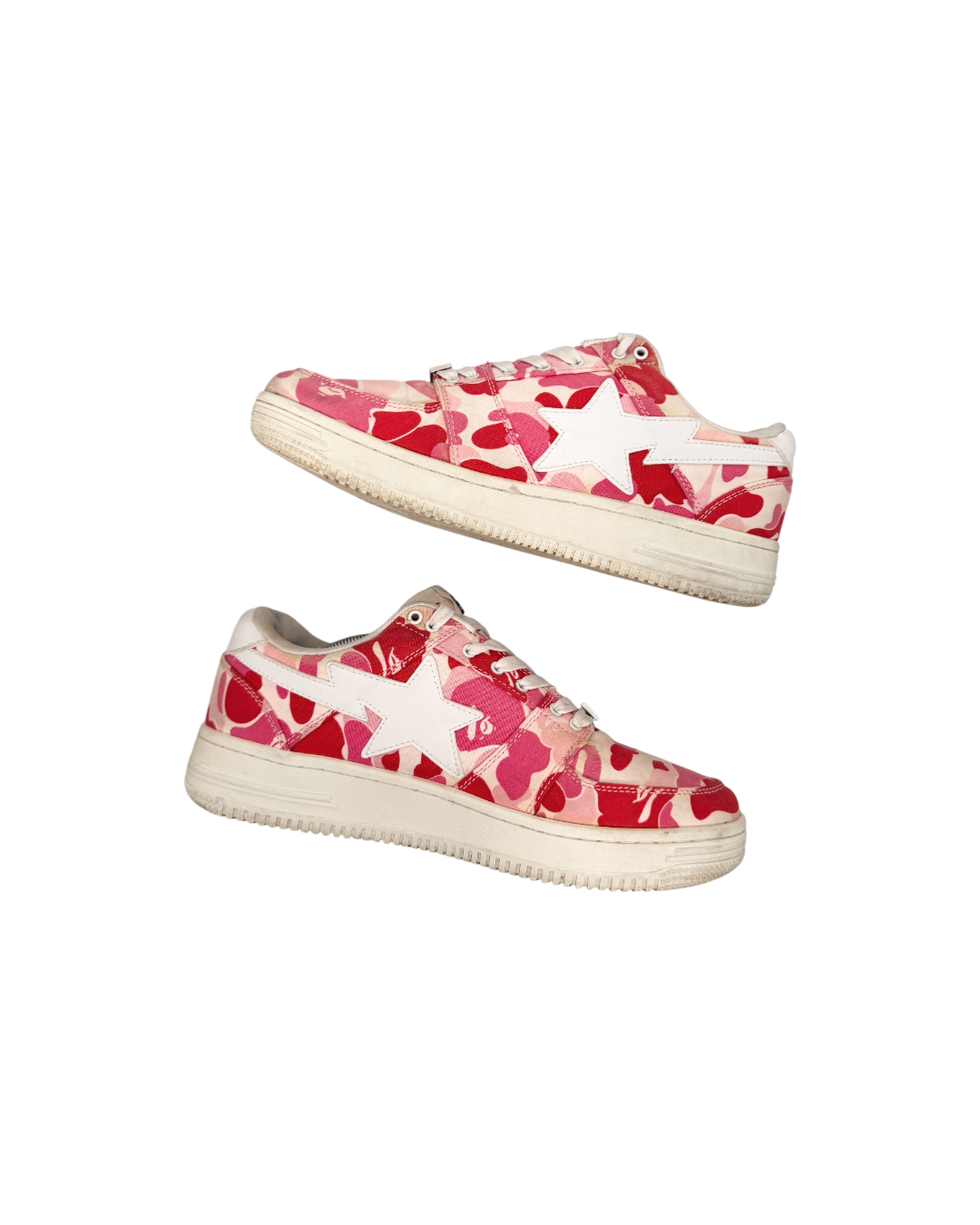 Bape A Bathing Ape Sta Low "ABC Camo" Pink