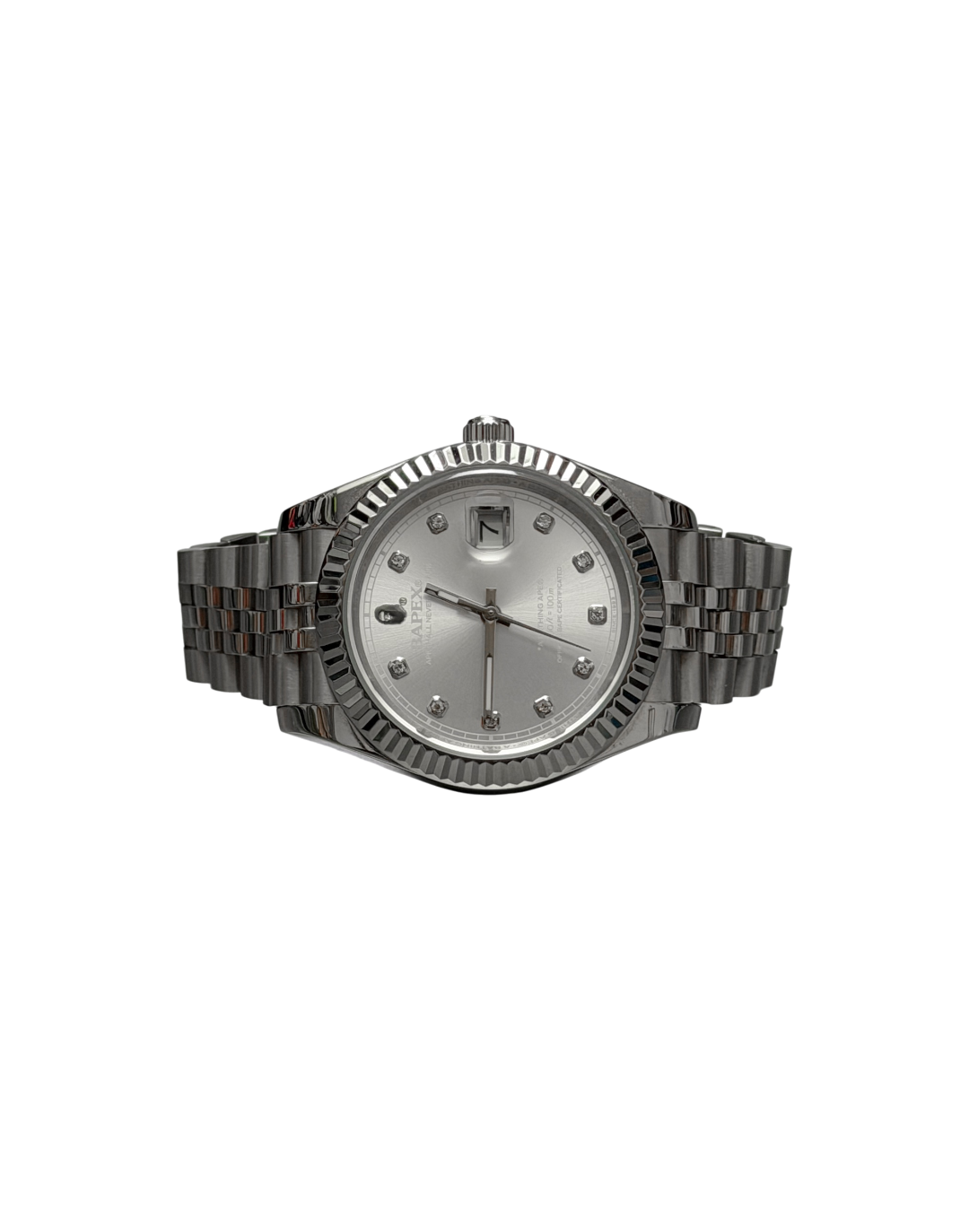 Bape Type 6 Bapex #1 Watch Silver SS23