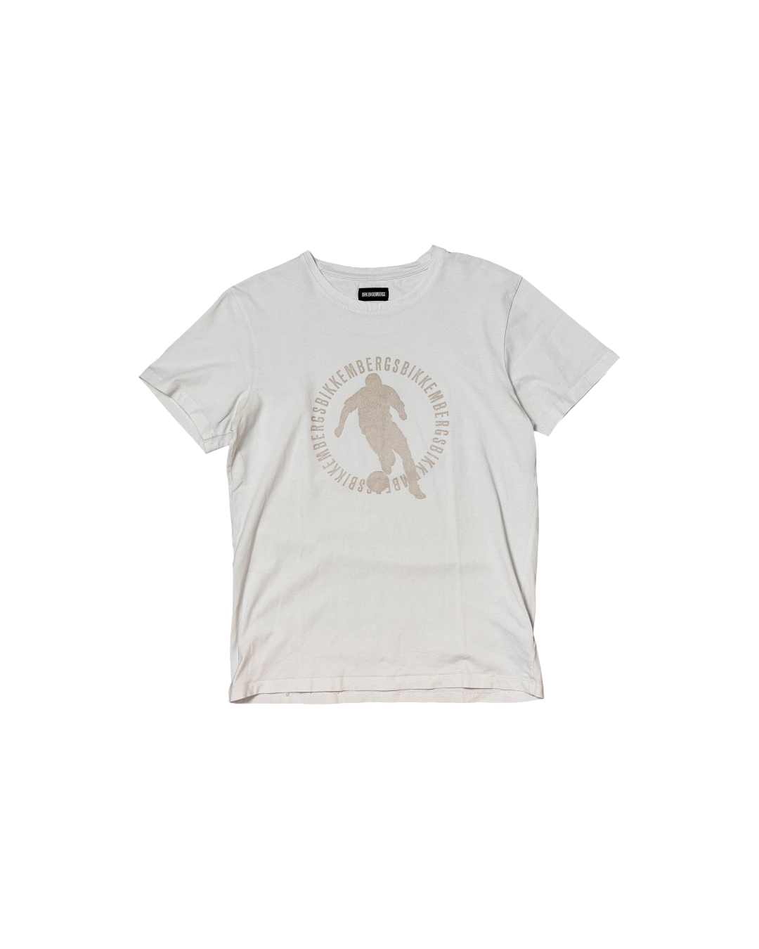 Bikkembergs Soccer Print T-Shirt Off White