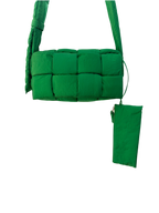 Bottega Veneta Padded Tech Cassette Bag Parakeet Green