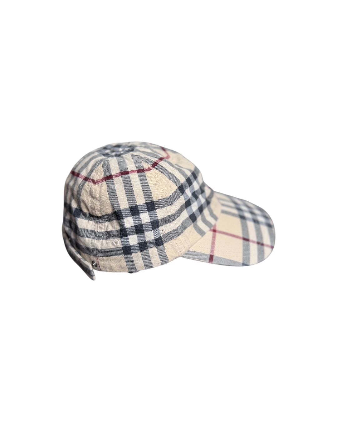 Burberry Check Cotton Baseball Cap