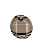 Burberry Check Cotton Canvas Bucket Hat Beige