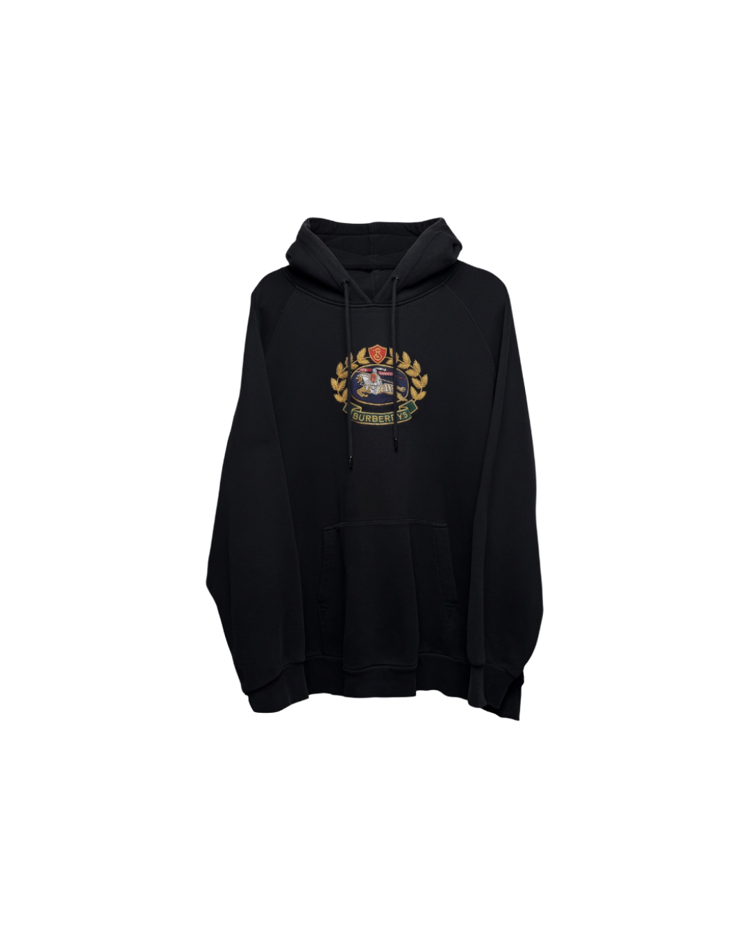 Burberry Esker Archive Logo Hoodie Black