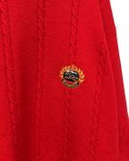 Burberry Knit Crewneck Red Small Logo