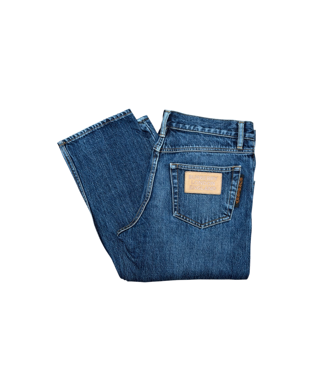 Burberry Straight Denim Jeans Dark Indigo