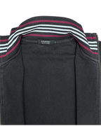 Burberry Zip UP Sweater Black Red
