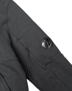 CP Company Diagonal Raised Hoodie Black