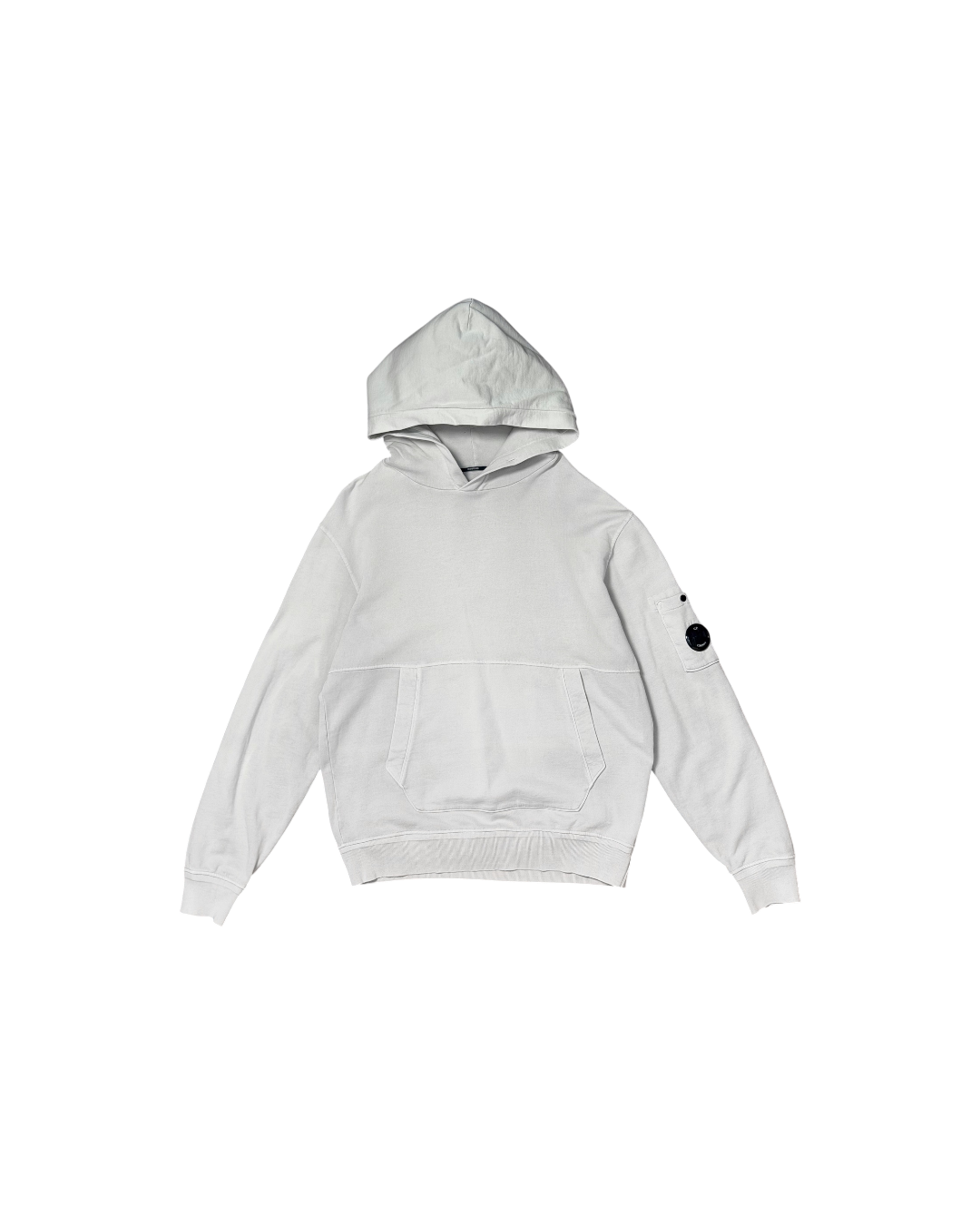 CP Company Signature Lens Hoodie Off White
