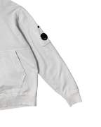 CP Company Signature Lens Hoodie Off White