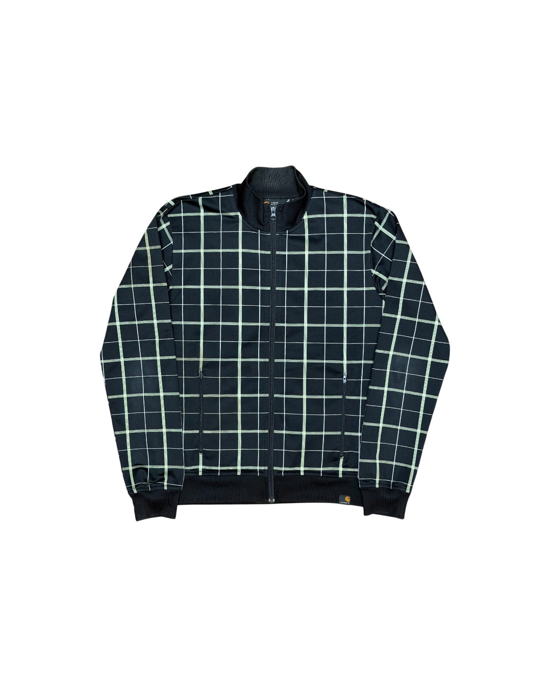 Carhartt Wip Grid Check Jacket Black Lime