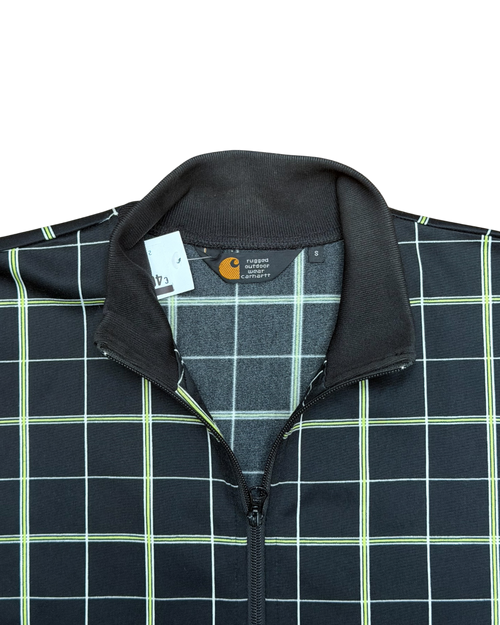 Carhartt Wip Grid Check Jacket Black Lime