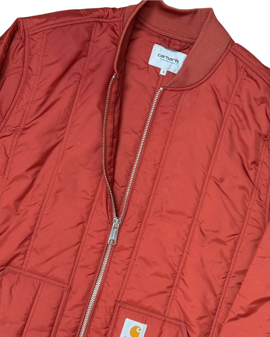 Carhartt Wip Lachlan Liner Jacket Vermillon Burgundy