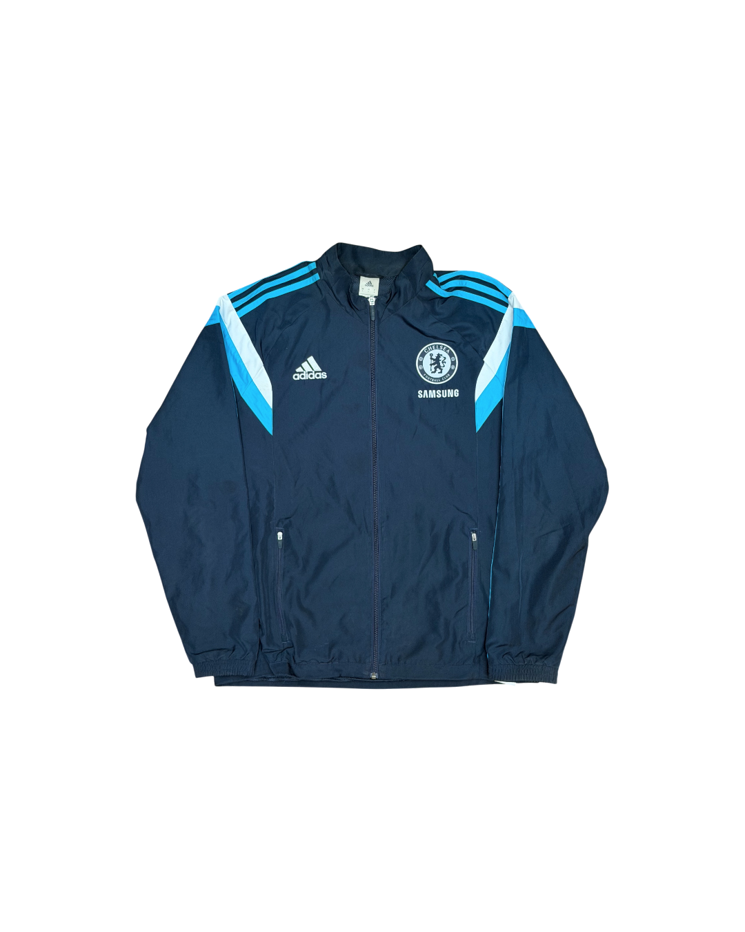 Chelsea Adidas Dark Blue Track Jacket