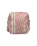 Chrisitan Dior Trotter Canvas Crossbody Bag Pink