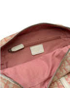 Chrisitan Dior Trotter Canvas Crossbody Bag Pink