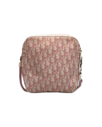 Chrisitan Dior Trotter Canvas Crossbody Bag Pink