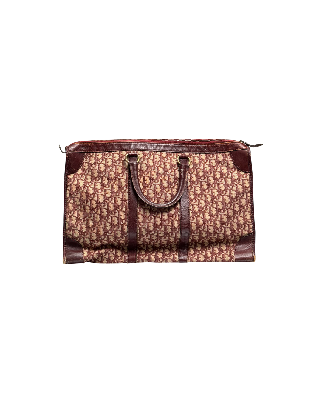 Christian Dior Trotter Boston Bag Red