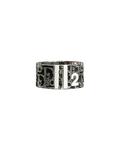 Christian Dior Trotter Monogram Ring Black