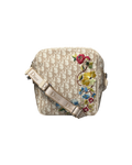 Christian Dior Trotter Shoulder Bag Flower Beige
