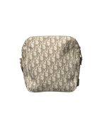 Christian Dior Trotter Shoulder Bag Flower Beige