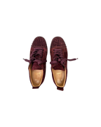Christian Louboutin Louis Junior Spikes Low Burgundy