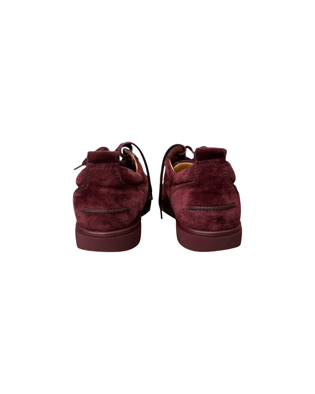 Christian Louboutin Louis Junior Spikes Low Burgundy