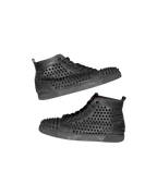Christian Louboutin Louis Spikes High Top Black