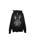 Clints Inc Step Correct Skeleton Hoodie Black