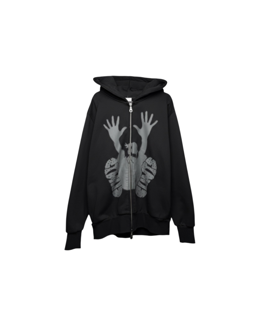 Clints Inc Step Correct Skeleton Hoodie Black
