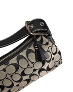 Coach Baguette Pochette Shoulderbag Grey Black