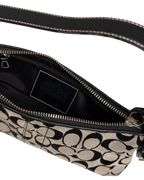 Coach Baguette Pochette Shoulderbag Grey Black