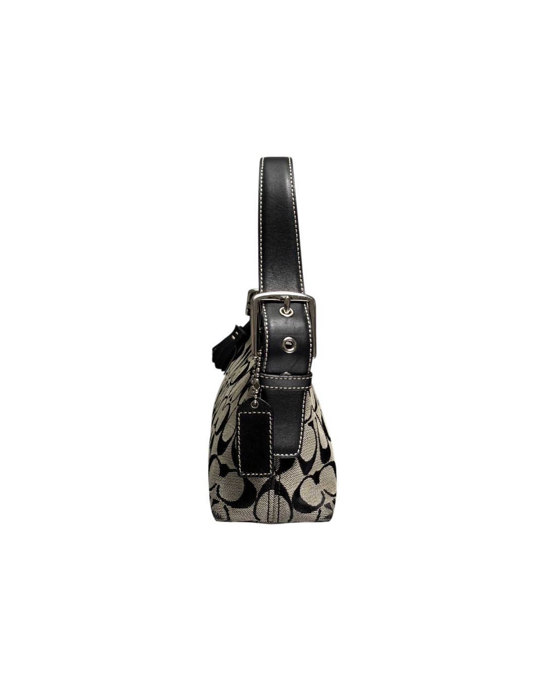 Coach Baguette Pochette Shoulderbag Grey Black