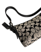 Coach Baguette Pochette Shoulderbag Grey Black