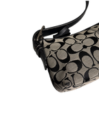 Coach Baguette Pochette Shoulderbag Grey Black