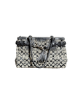 Coach Hampton Signature Carryall Bag Black Grey
