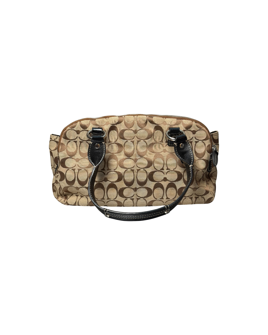Coach Penelope Signature Hobo Bag Beige Brown