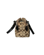 Coach Penelope Signature Hobo Bag Beige Brown