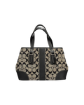 Coach Signature Handybag Grey Black