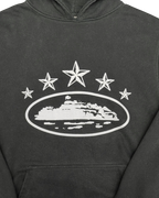 Corteiz 4Starz Arcatraz Hoodie Black