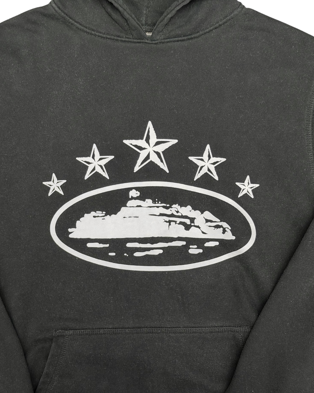 Corteiz 4Starz Arcatraz Hoodie Black