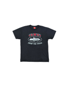 Corteiz 5 Starz Alcatraz T-Shirt Black Red